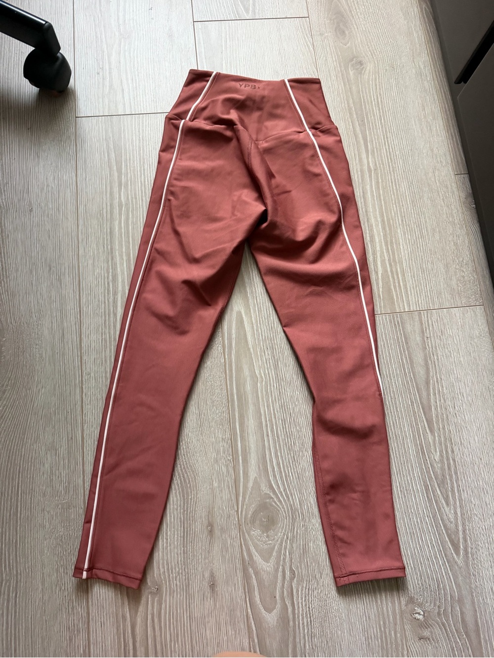 YPB studioFLEX Curve Love 7/8-Length Legging Short Inseam Terracotta athletic